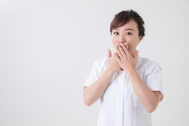 びっくりした介護士